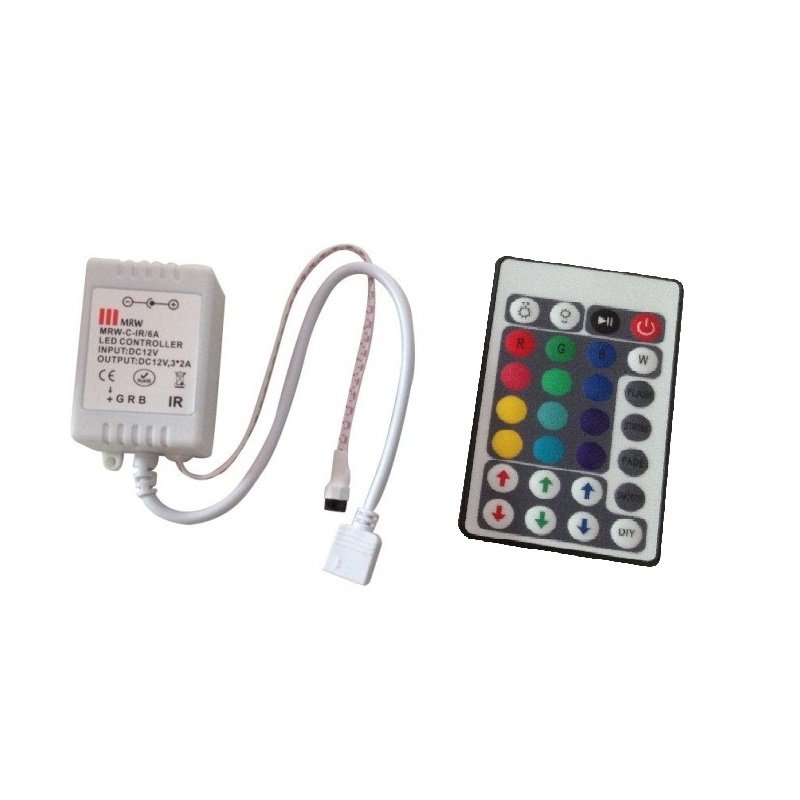 Mervesan 6A 12-24V 72W Rgb Şerit Led Kumandası