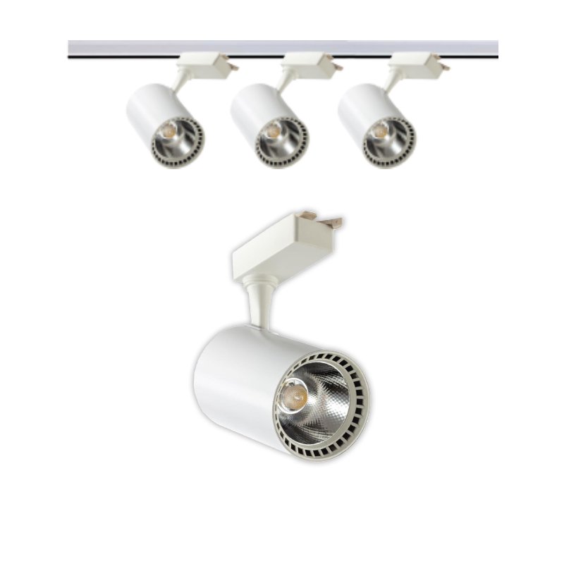 3 Adet 30w ZMR 3000K Led Ray Spot + 1 Metre ZMR Ray