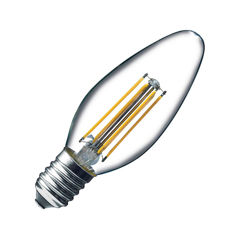 ACK 4W Rustik LED C35 Ampul 3000K
