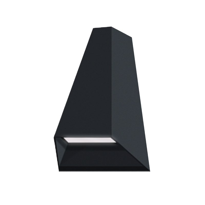 Cata 2x3 Watt Bahçe Led Aplik Siyah