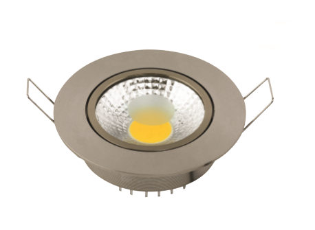 Horoz 6500K Beyaz Işık 5W ECO Mat Krom COB Led Spot Lilya-5