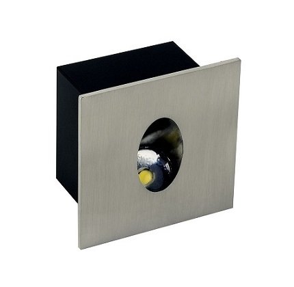 Horoz Mat Krom Led Gömme Armatür 3W - Zümrüt